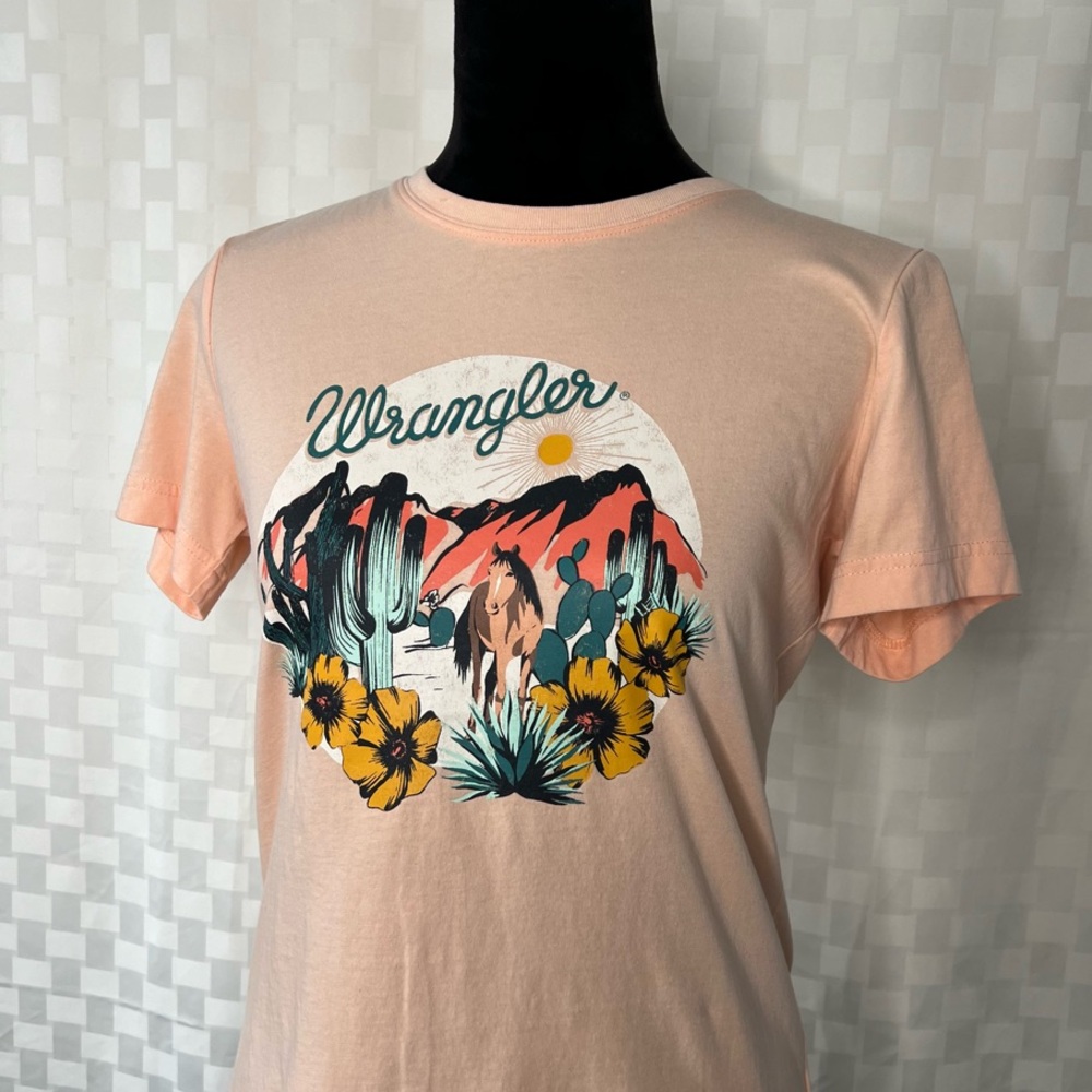 Wrangler Retro Scenic Peach Tee